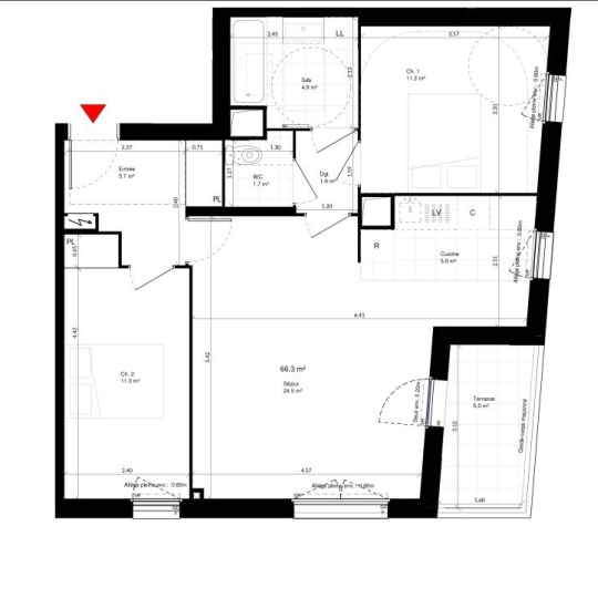  Annonces ALFORTVILLE : Appartement | IVRY-SUR-SEINE (94200) | 66 m2 | 394 000 &euro; 