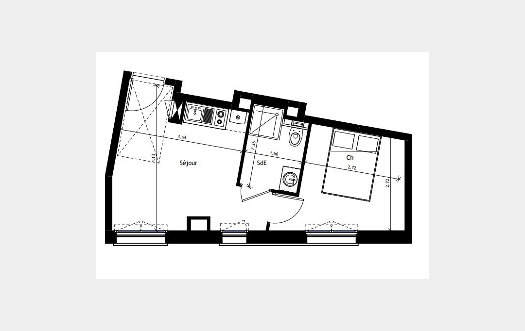 Annonces ALFORTVILLE : Appartement | PARIS (75020) | 27 m2 | 330 000 &euro; 