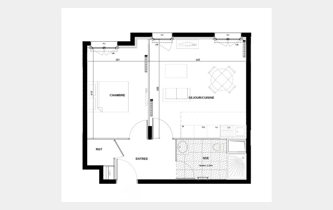 Annonces ALFORTVILLE : Appartement | DRANCY (93700) | 44 m2 | 218 000 &euro; 